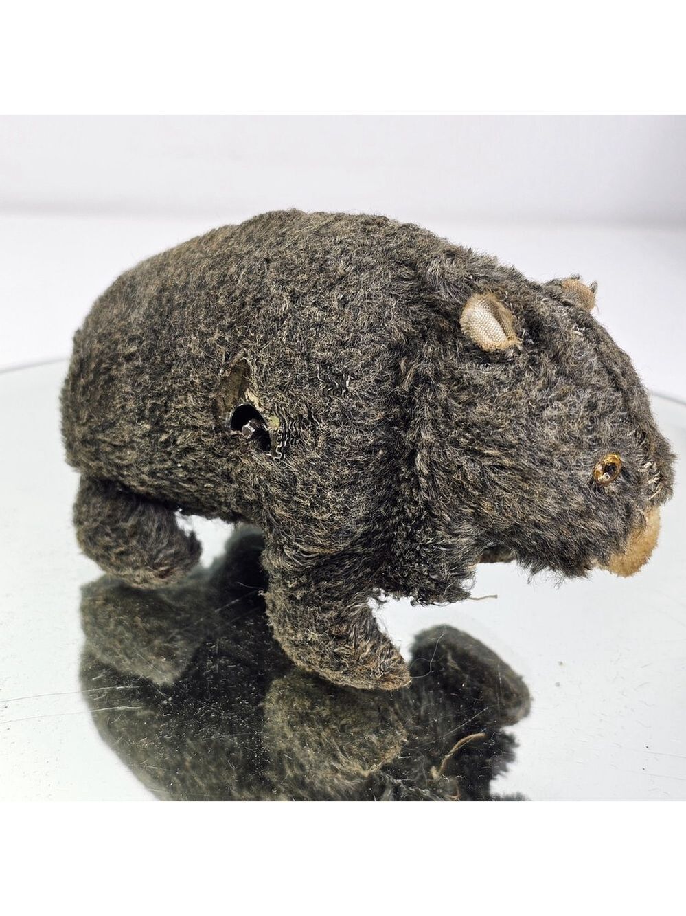 Walking Bear Toy “Made in Occupied Japan” by Modern Toys. 1940s *No Wind Up Key*